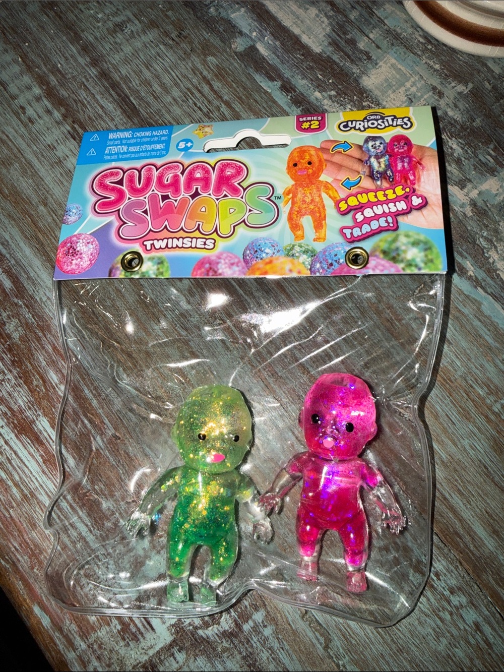 Pink Sugar Swaps  Squishy 2 mini babies . New